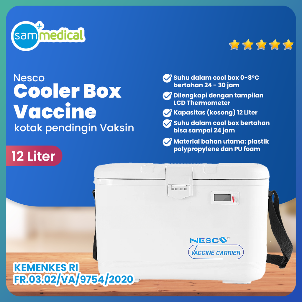 Nesco Cool Box / Vaccine Cooler 12liter 