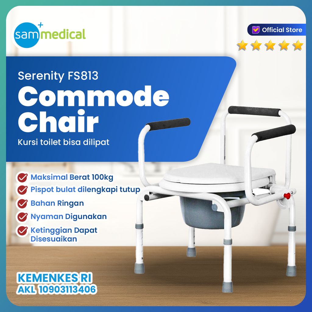 [00120210057] Commode Chair / Kursi BAB FS 813