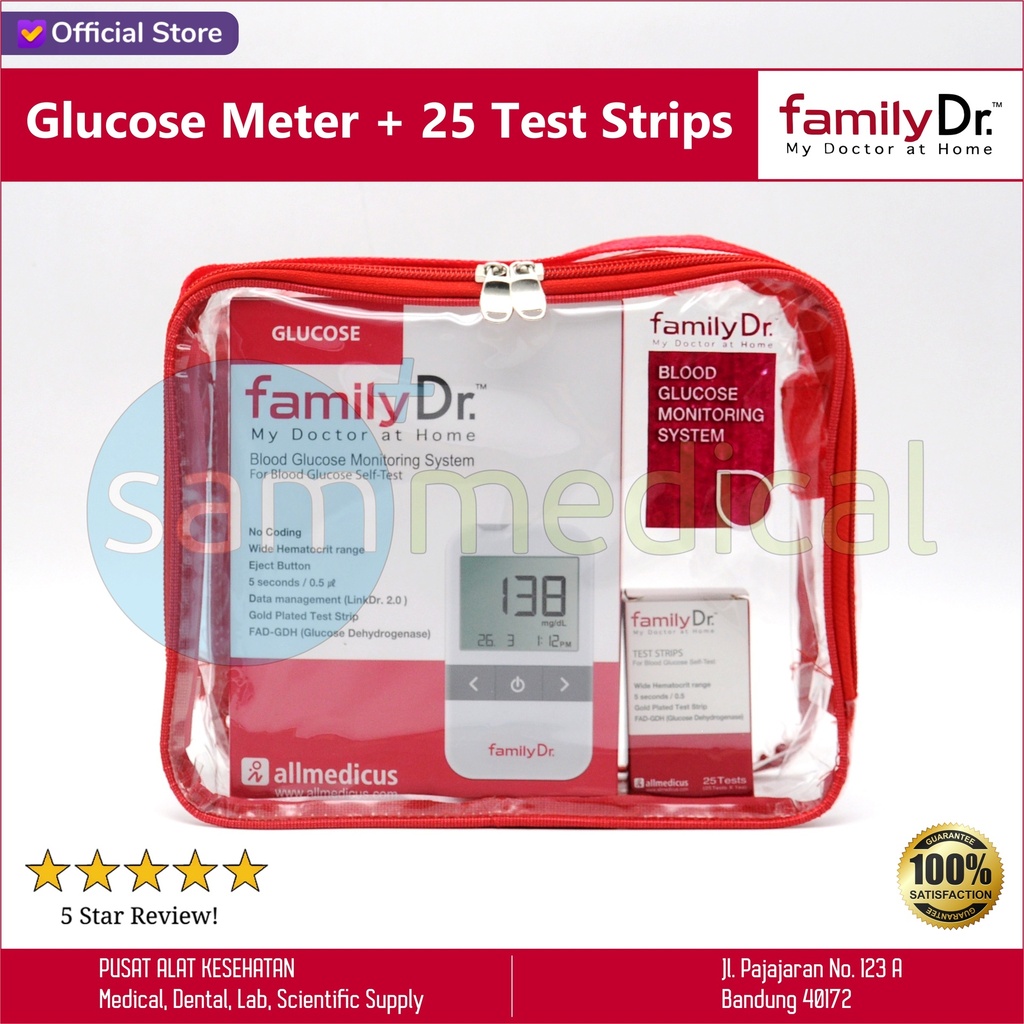 [00120210136] Family Dr Glucose Meter Pack