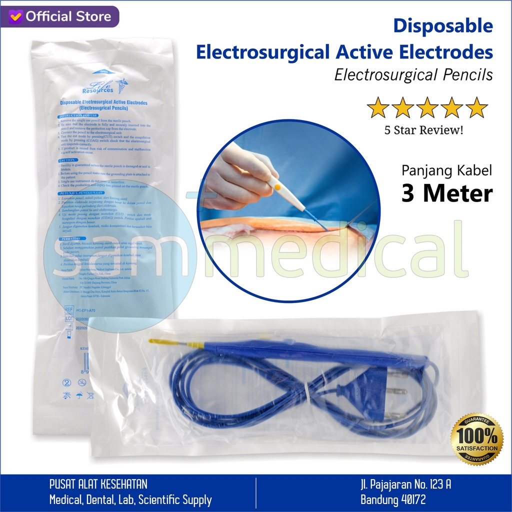 [00120210169] Liferesources Pencil Cauter Disposable - Kabel 3m