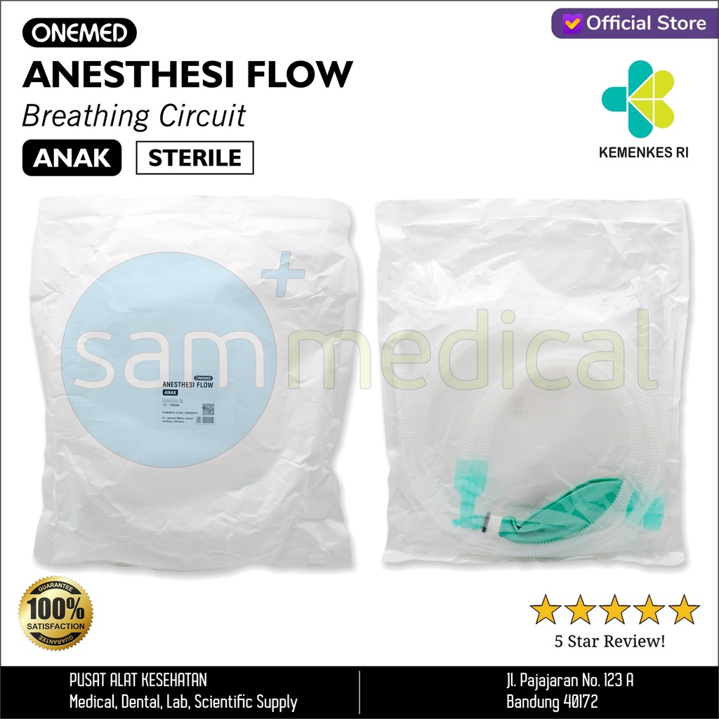 [00120210261] One Med Anesthesi Flow (Breathing Circuit) Anak