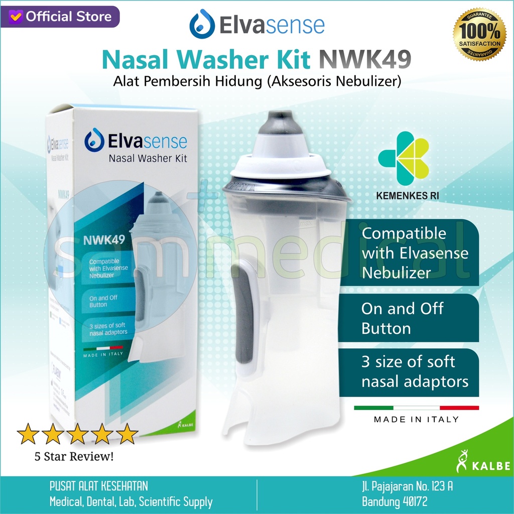 [00120210382] ELVASENSE Nasal Washer Kit NWK49