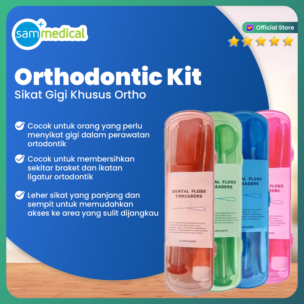 [00120210445] Orthodontic Kit / Sikat Gigi Khusus Ortho