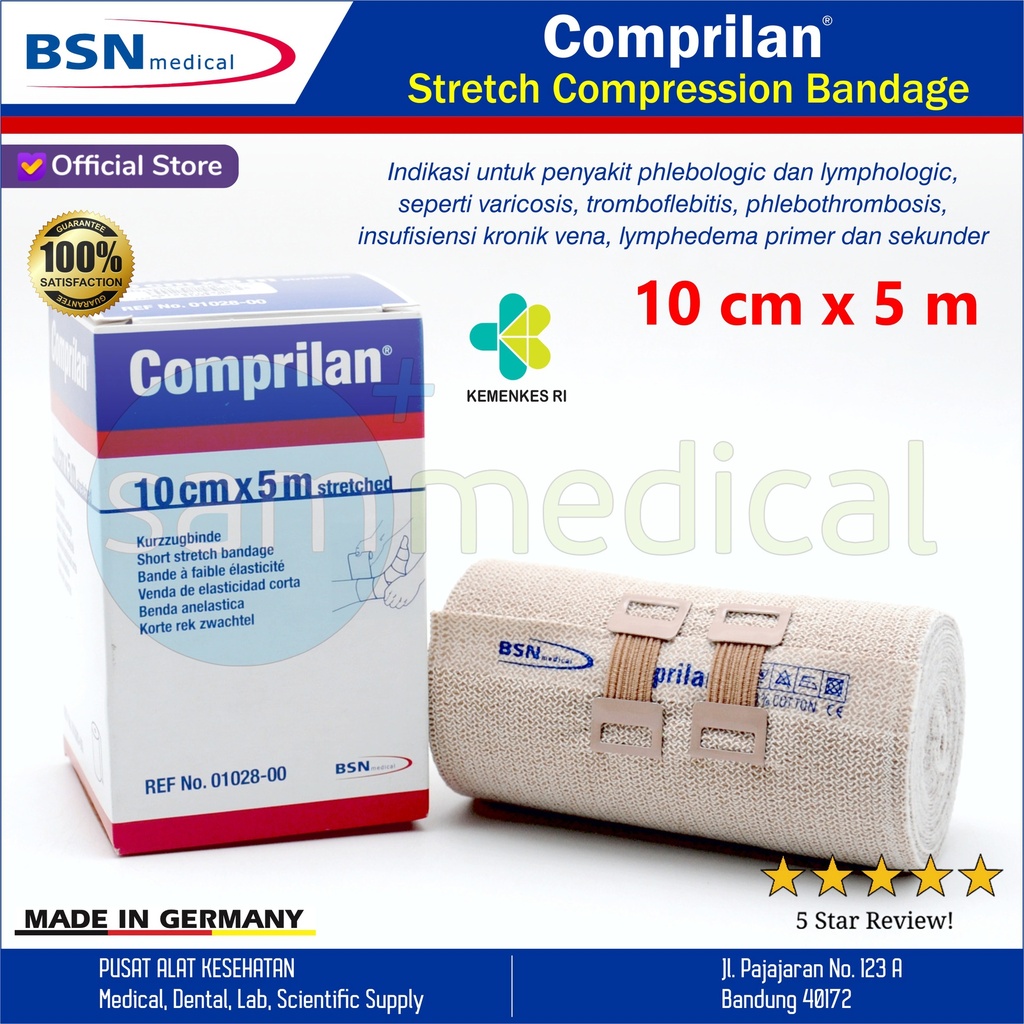 [00120210499] BSN Comprilan Compression Bandage 10cmx5m