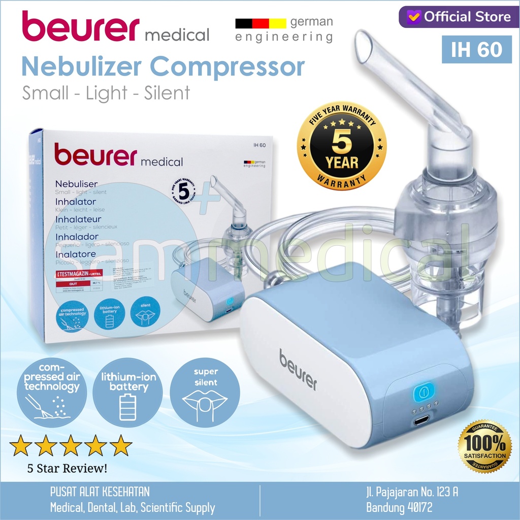 [00120210506] Beurer Nebulizer Compressor IH 60