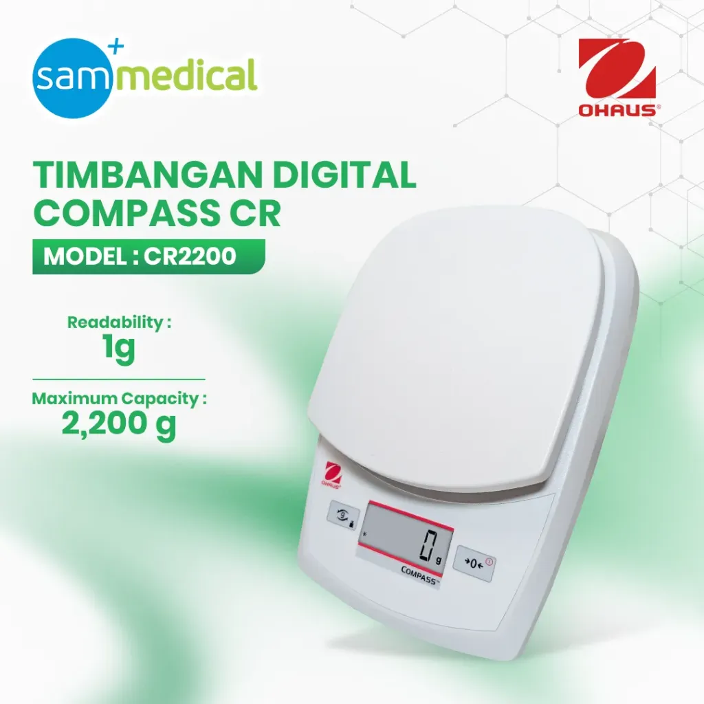 OHAUS Compass CR Timbangan Digital 2200gr x 1g CR 2200