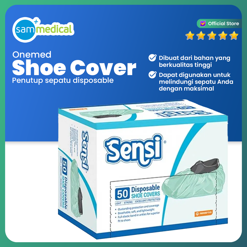 [00120210544] Sensi Shoes Cover isi 50pcs