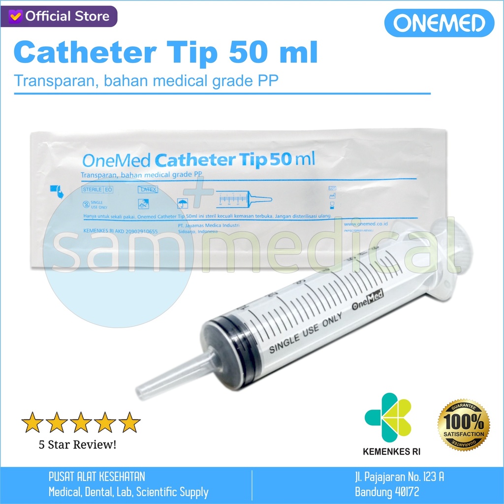 One Med Spuit Catheter Tip 50cc @pcs