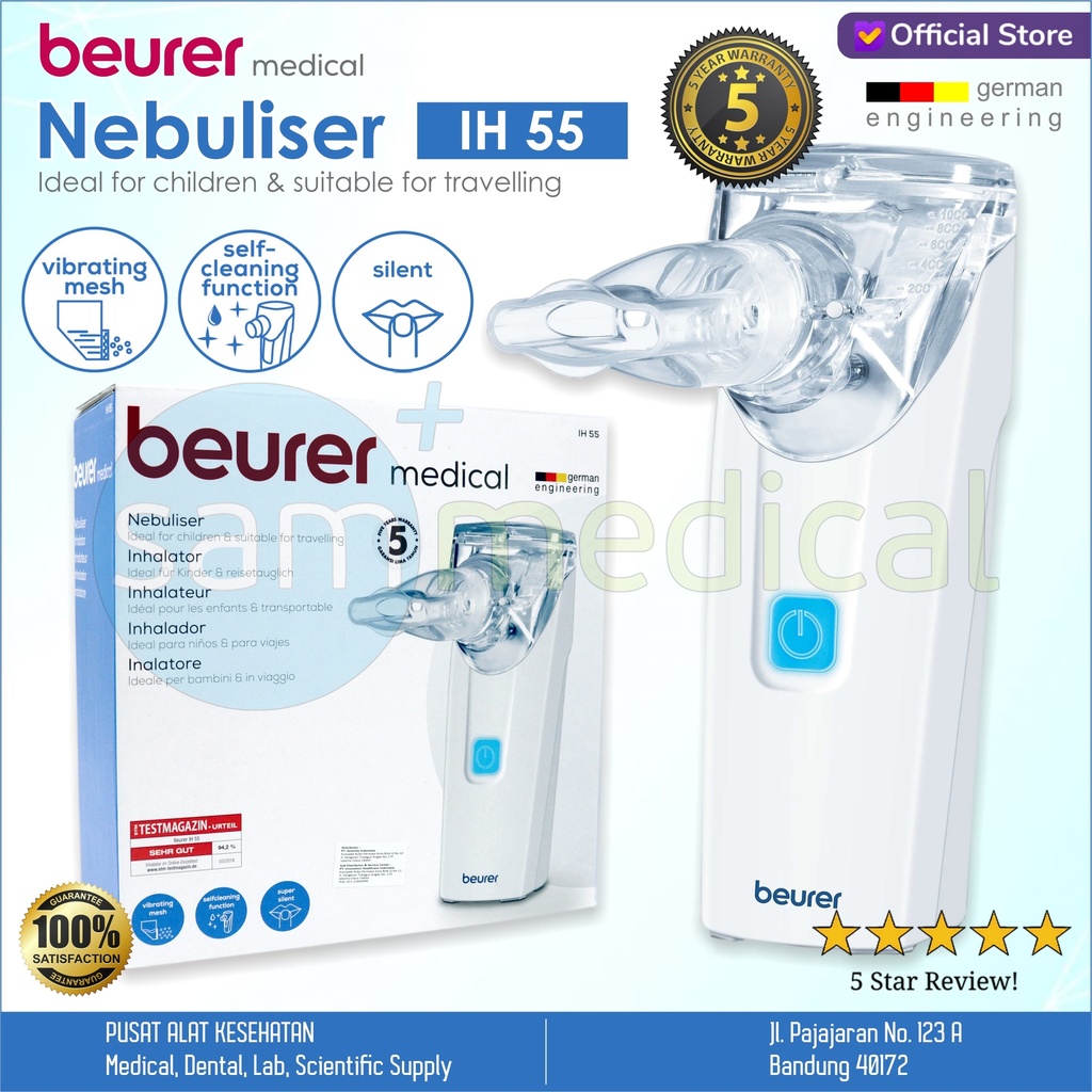 [00120220054] Beurer Mesh Nebulizer IH 55