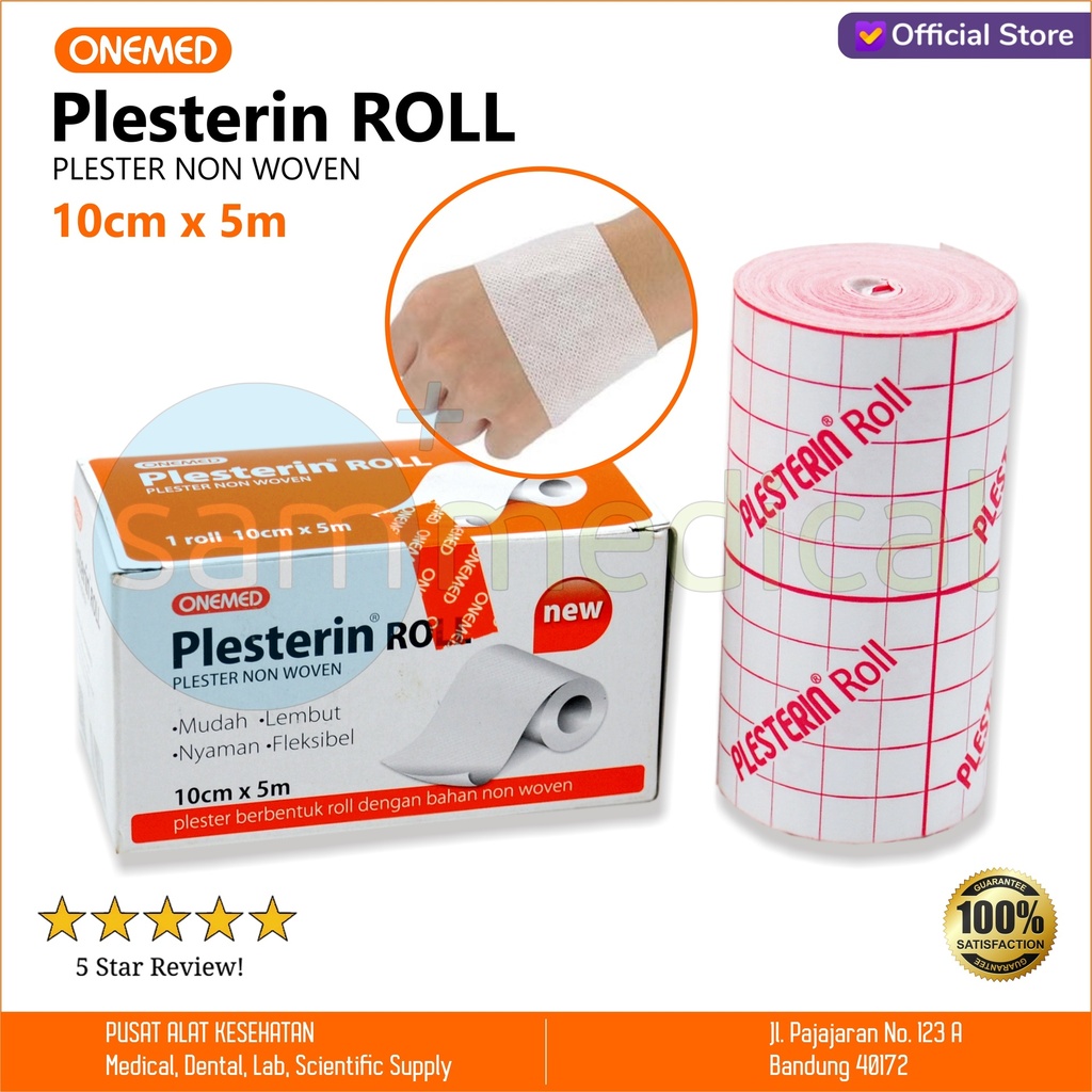 One Med Plesterin Roll 10cmx5m 