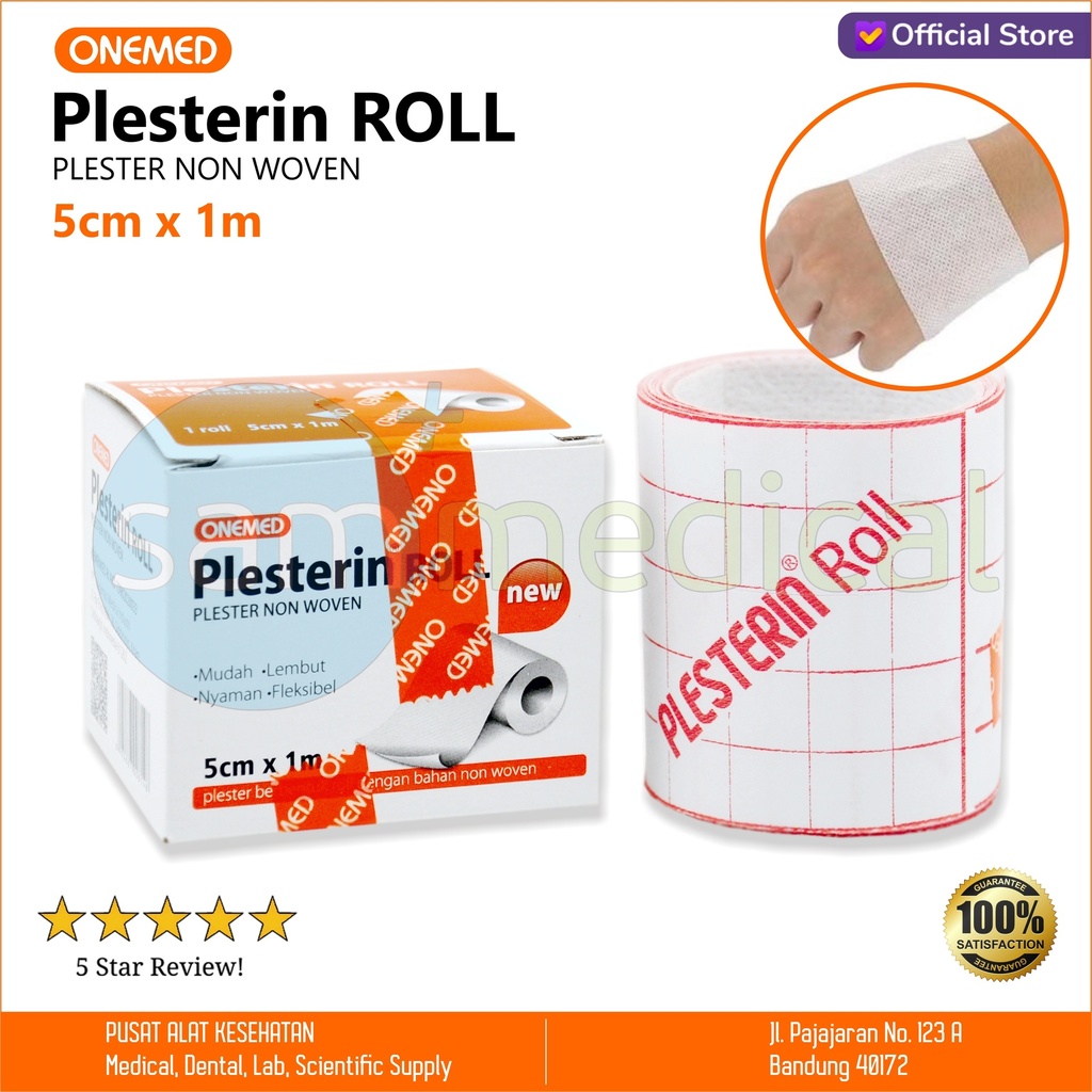 One Med Plesterin Roll 5cmx1m 