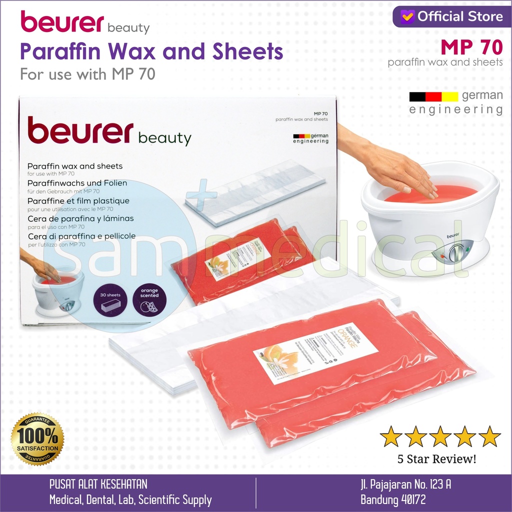[00120220081] Beurer Spare Part - Wax and Sheet for MPE 70