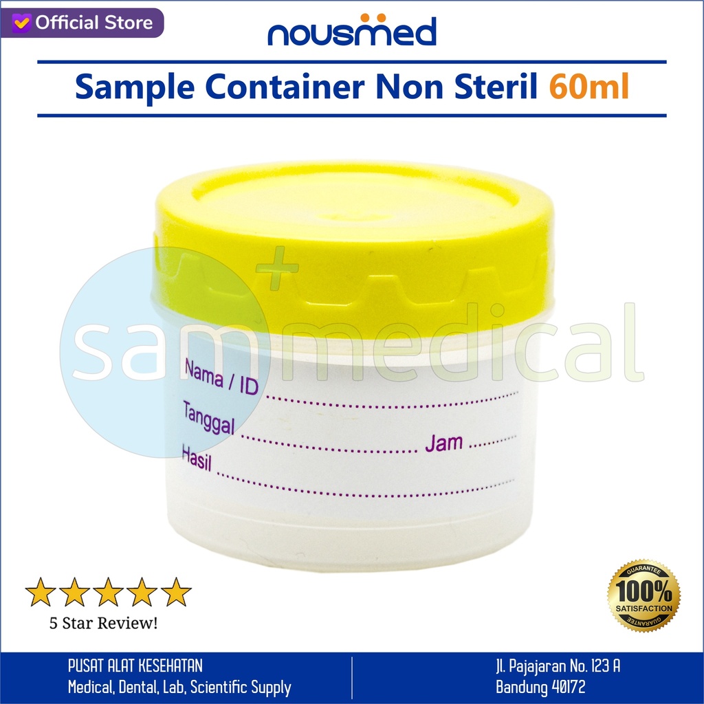 Nousmed Sample Container Non Steril 60ml