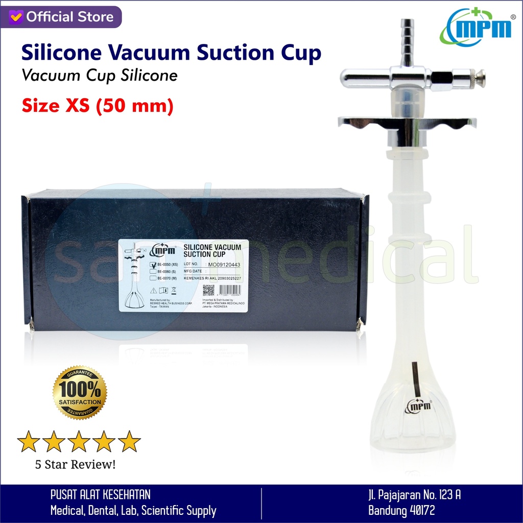 MPM Vacuum Cup Silicone - 50mm Size XS