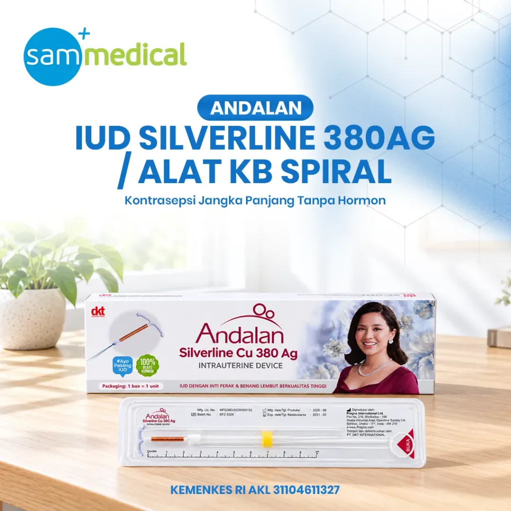 [00120220182] Andalan IUD Silverline 380Ag / Alat KB Spiral