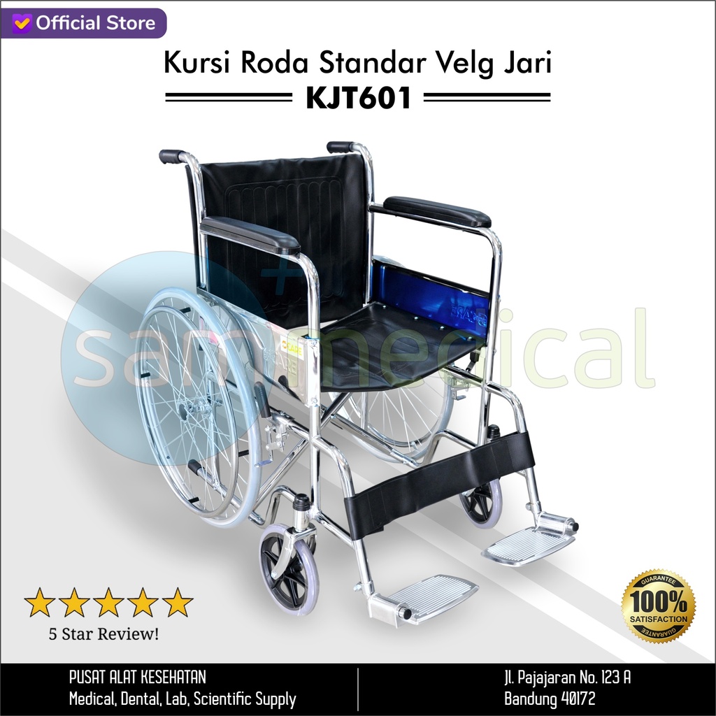 [00120220231] Kursi Roda Standard Velg Jari KJT601