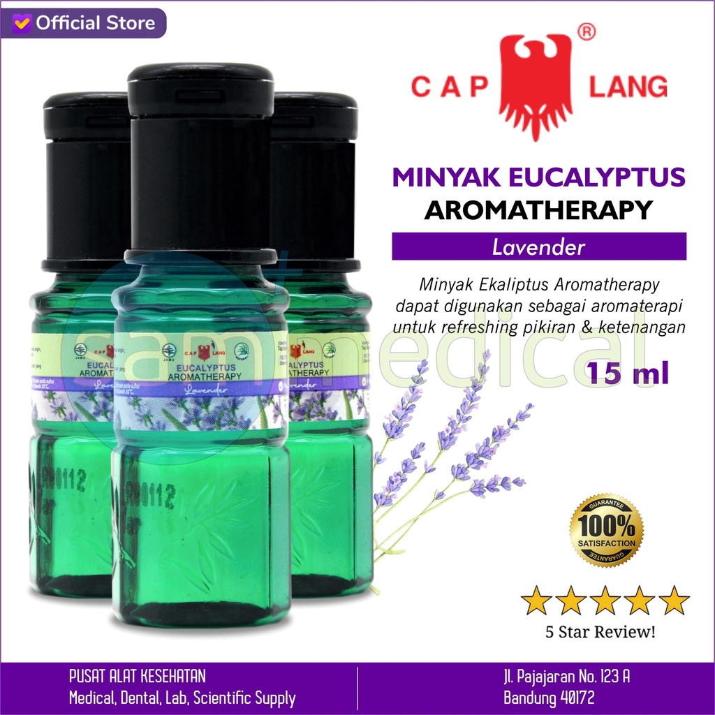 [00220220014] Cap Lang Minyak Kayu Putih Aromatherapy Lavender 15ml