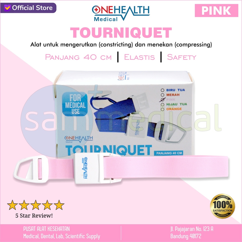 [00120220259] One Health Tourniquet Pink