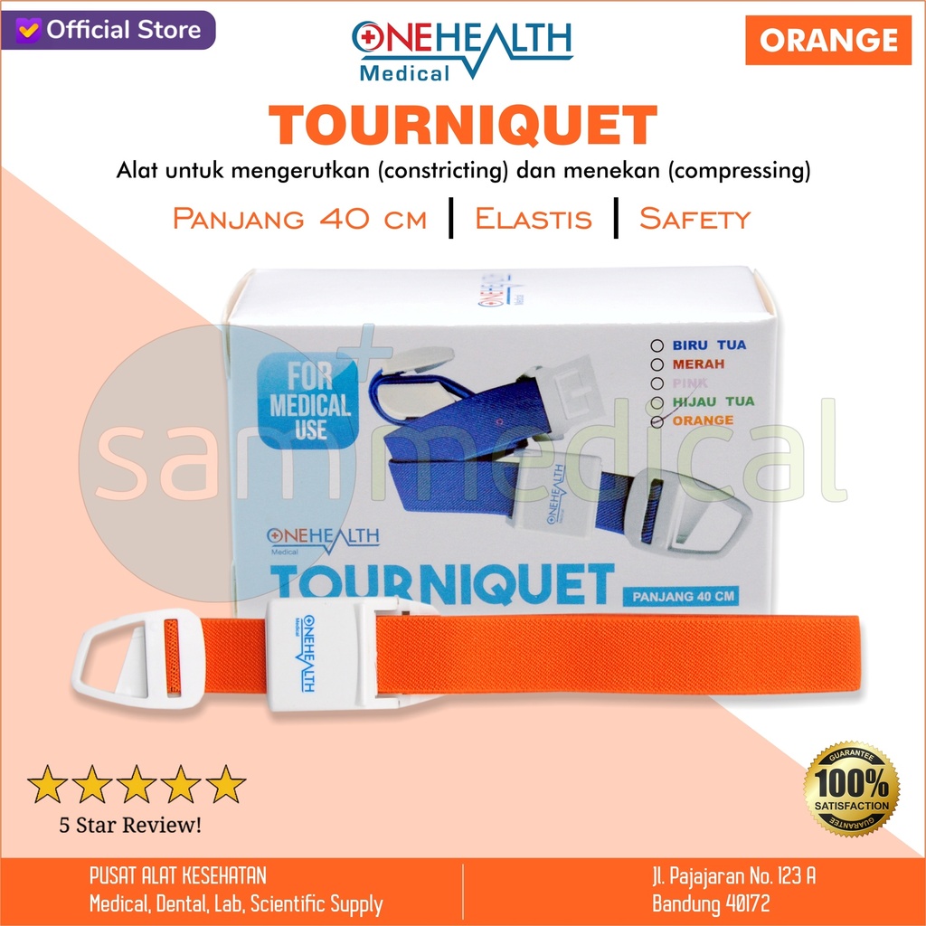 One Health Tourniquet Orange