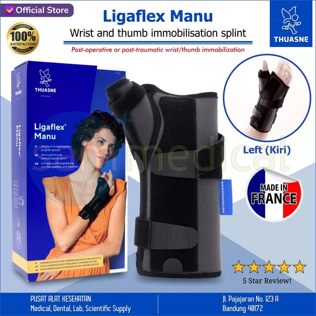 [00120220314] Thuasne Ligaflex Manu / Wrist Brace Left - T2