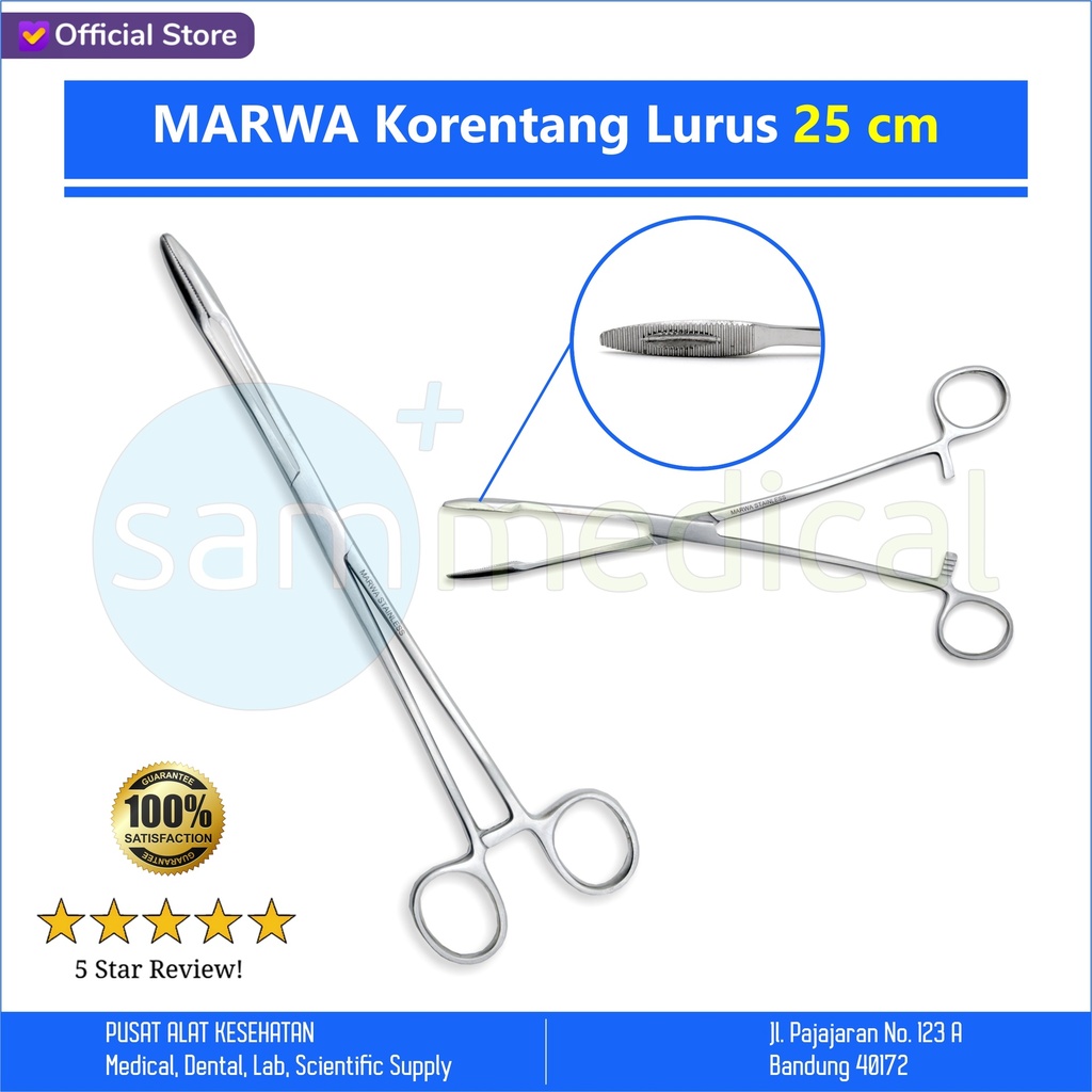 [00120220315] MARWA Korentang Lurus 25cm