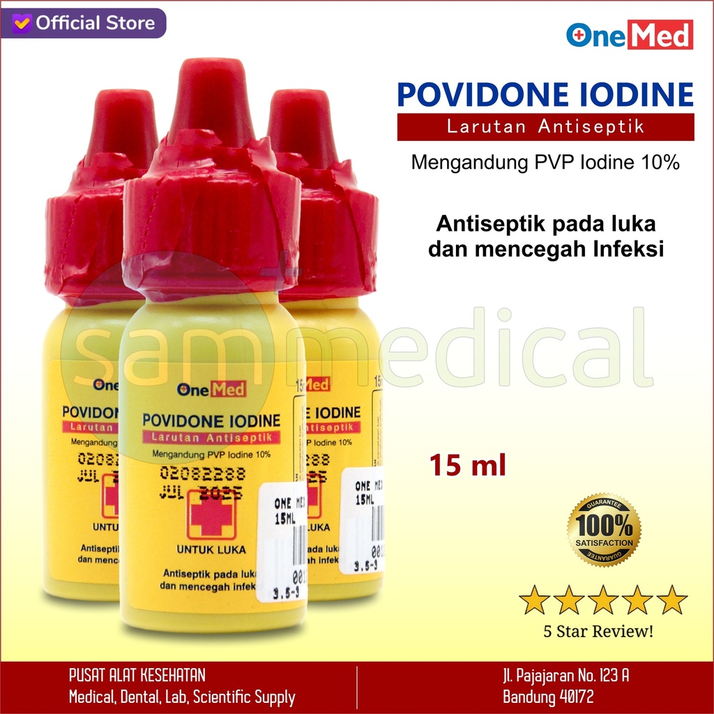 [00120220369] One Med Povidone Iodine 15ml
