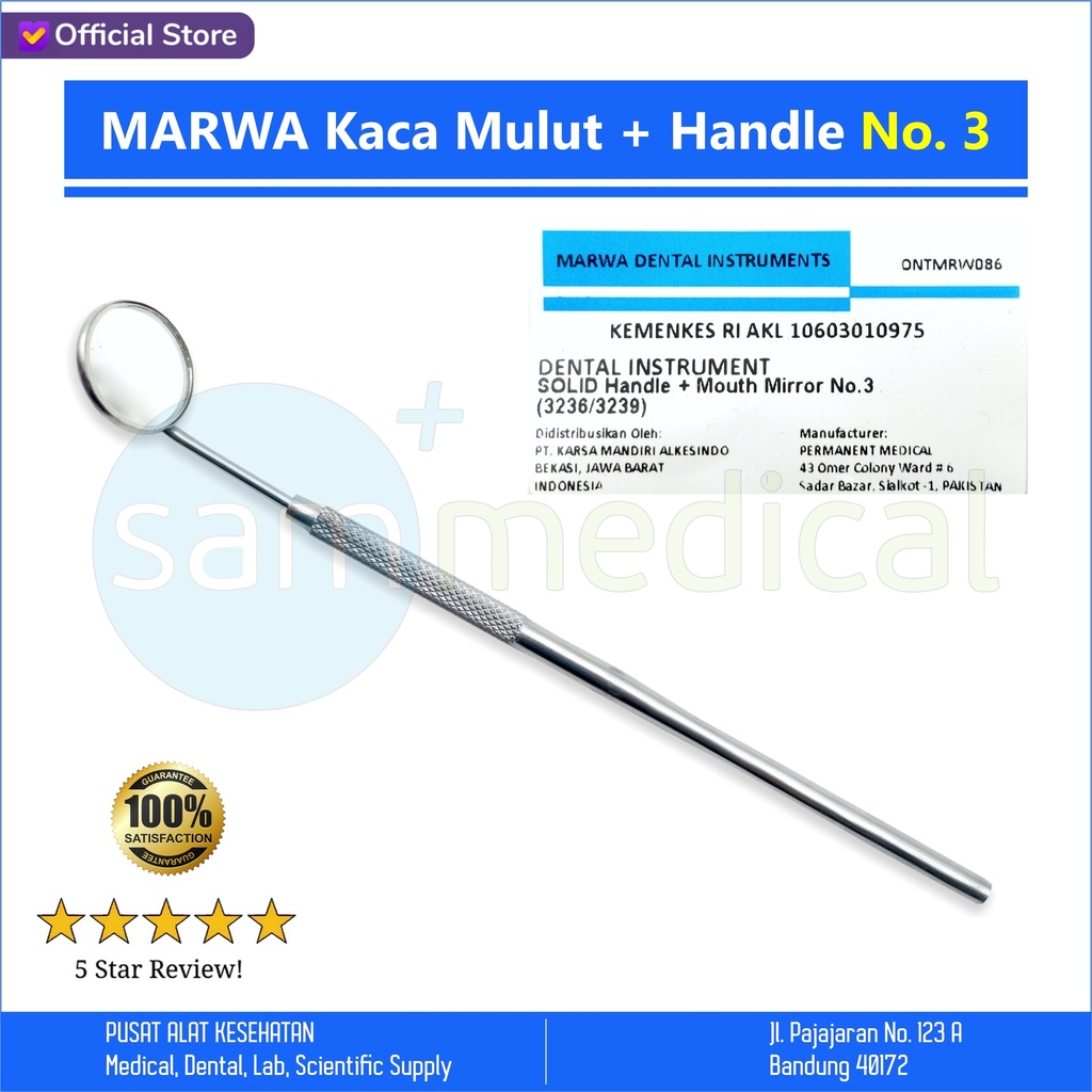 [00720220028] MARWA Kaca Mulut + Handle No. 3