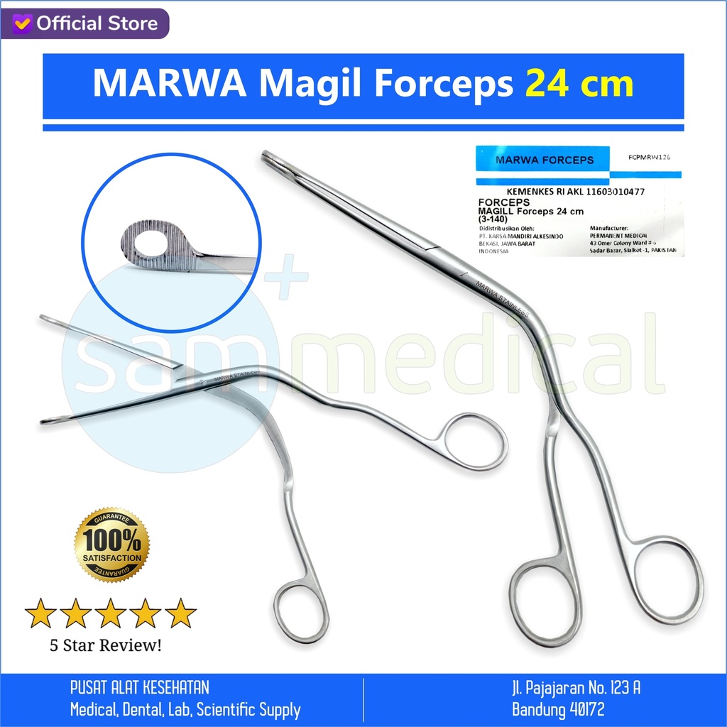 MARWA Magil Forceps 24cm
