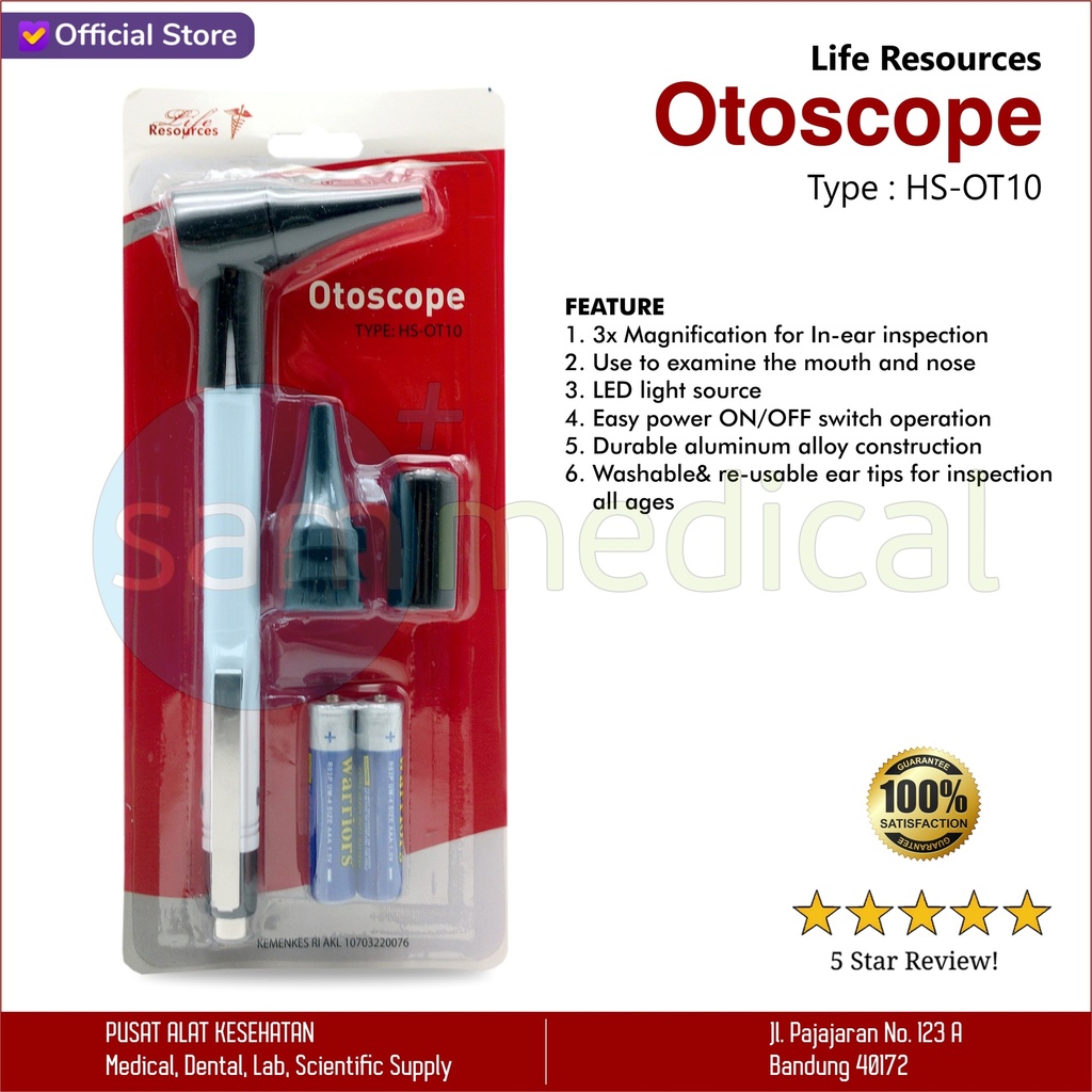 [00120220447] Liferesources Otoscope