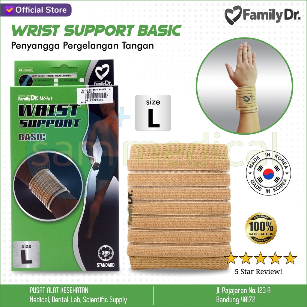 Family Dr Body Support Wrist Size L