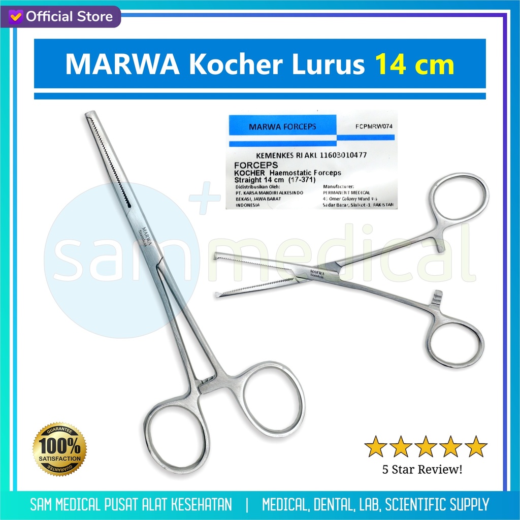 MARWA Kocher Lurus 14cm