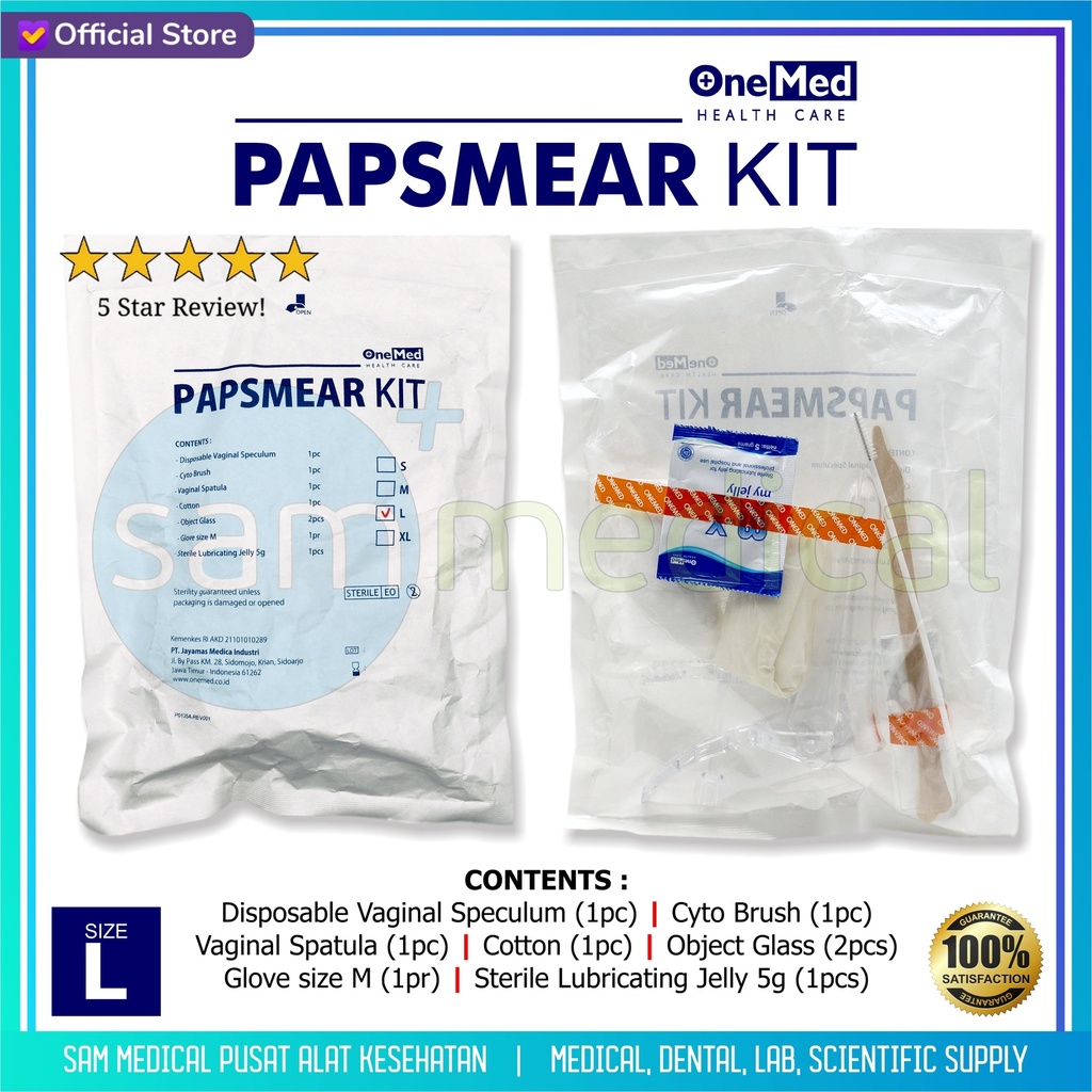 One Med Papsmear Kit Size L