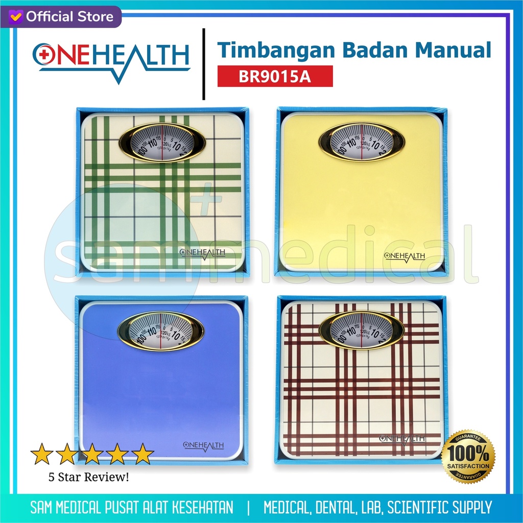 [00120230055] One Health Timbangan Badan Manual BR9015A
