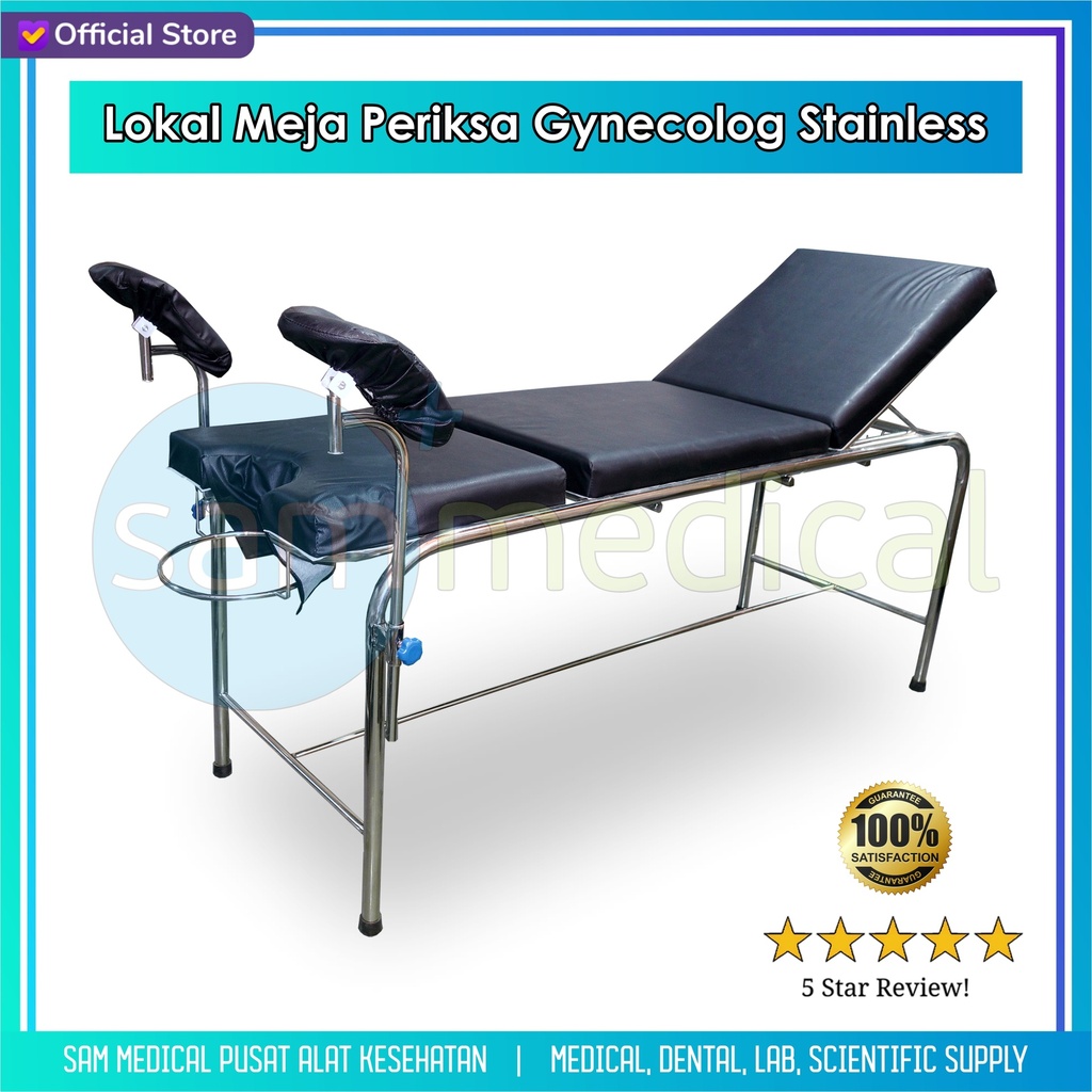 Lokal Meja Periksa Gynecolog Stainless
