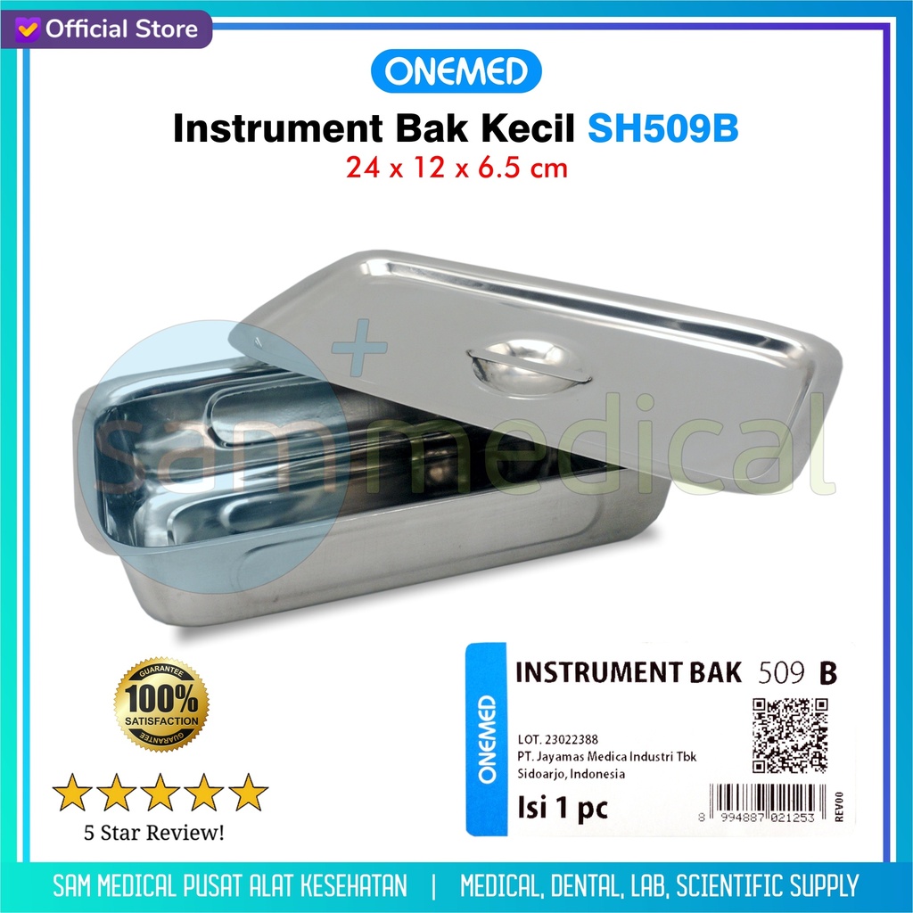 [00120230155] One Med Instrument Bak Kecil 24x12x6.5cm SH509B