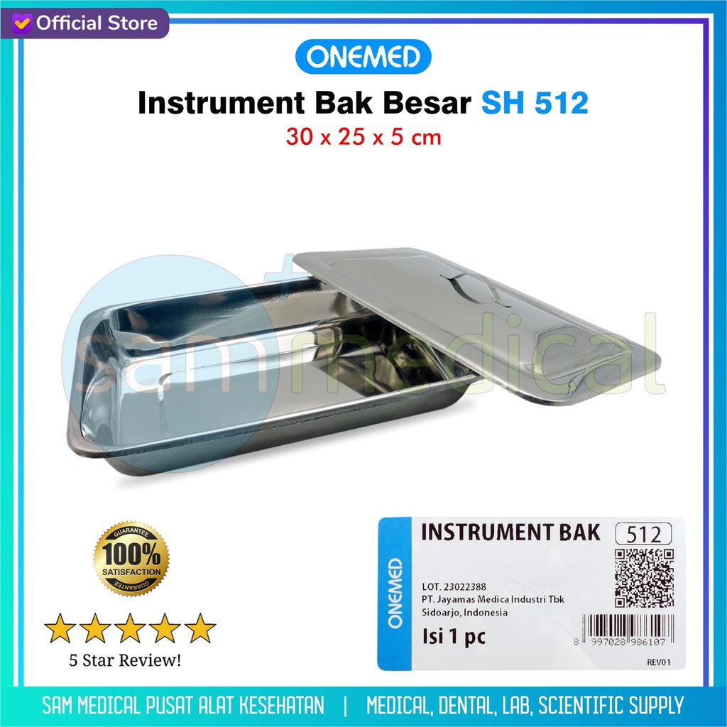 One Med Instrument Bak Besar 30x25x5cm SH 512