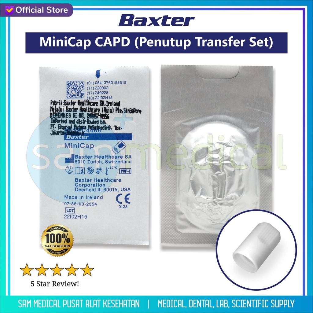BAXTER MiniCap CAPD / Penutup Transfer Set 