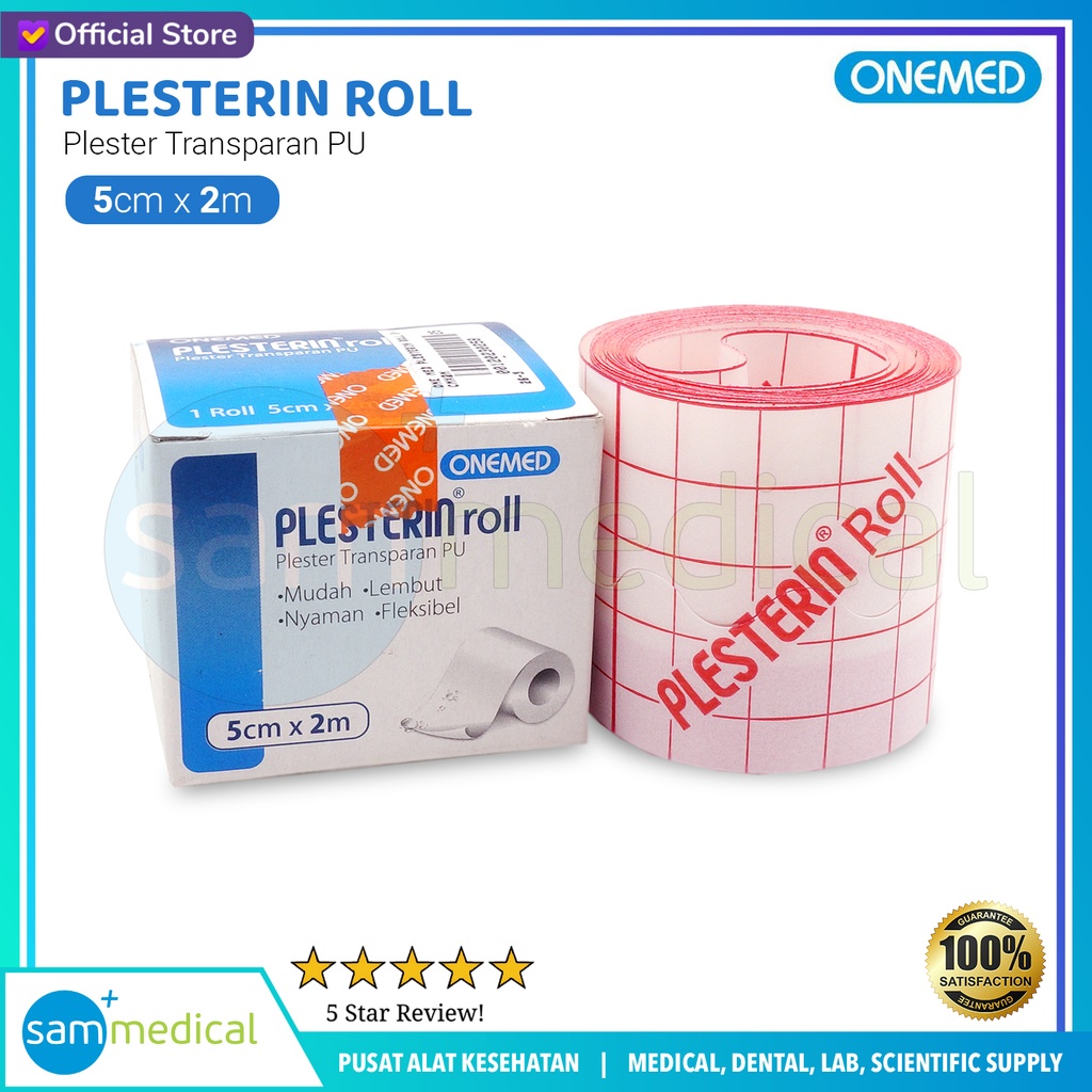 [00120230258] One Med Plesterin Roll Transparant 5cmx2m 