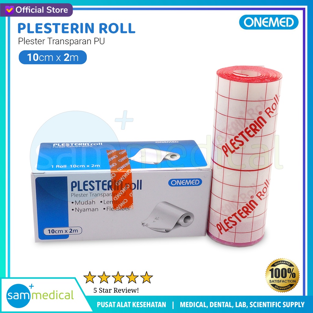 One Med Plesterin Roll Transparant 10cmx2m 