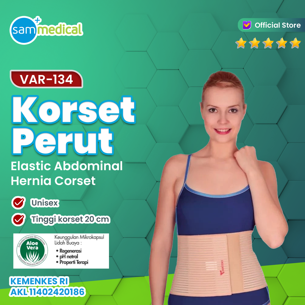[00120230269] Variteks Elastic Abdominal Hernia Corset XL - Var 134