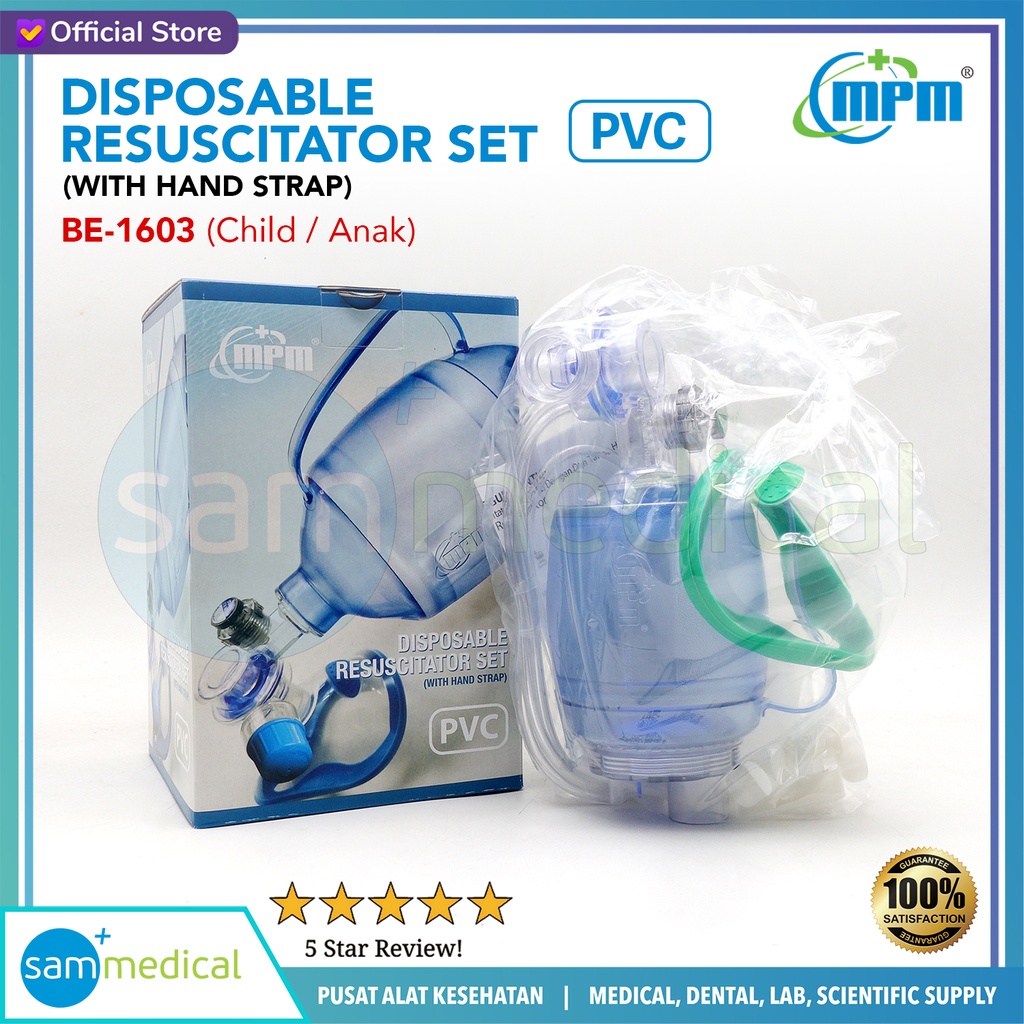 MPM PVC Resusitator - Anak (Disposable) BE-1603