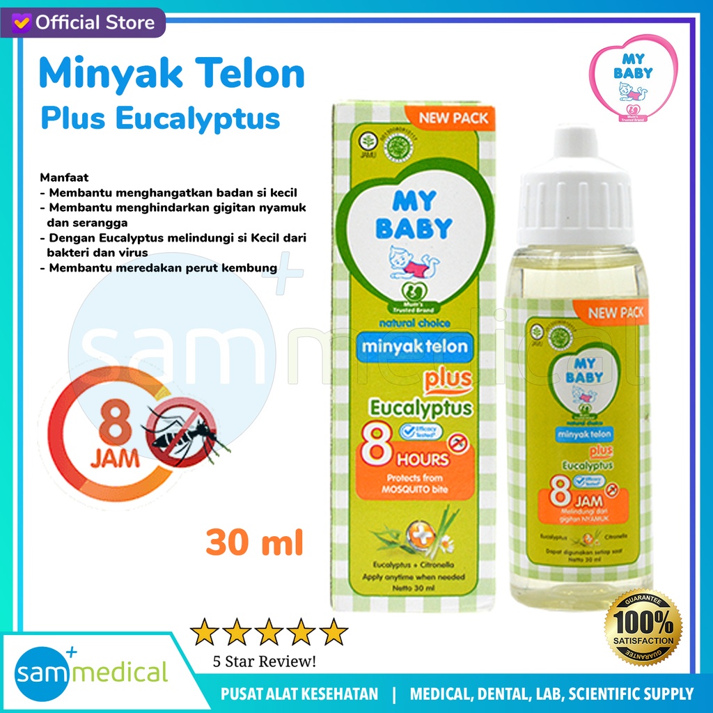 My Baby Minyak Telon Plus Eucalyptus (8 jam) 30ml