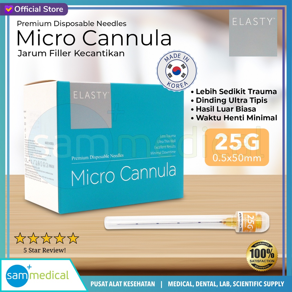 Elasty Micro Canula / Micro Filler Needle 25G Length 50mm