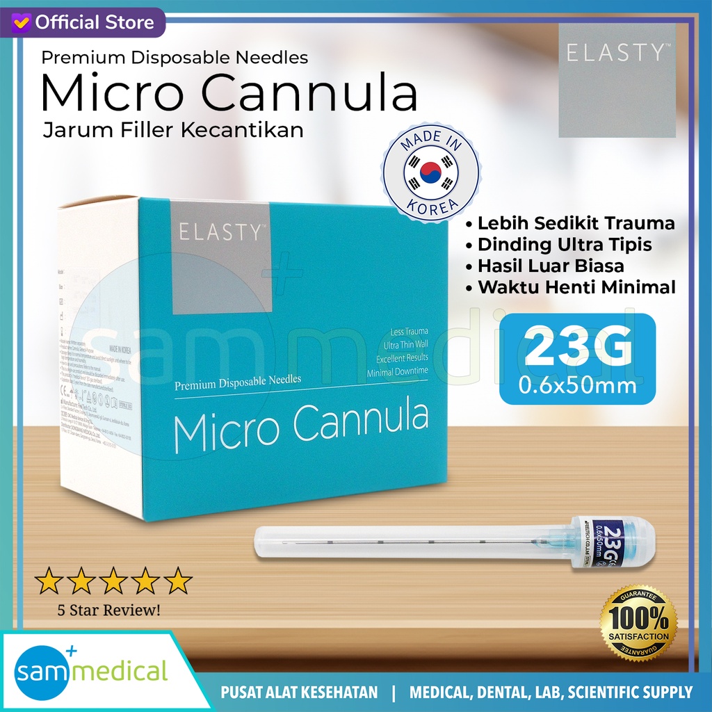 [00120230485] Elasty Micro Canula / Micro Filler Needle 23G Length 50mm