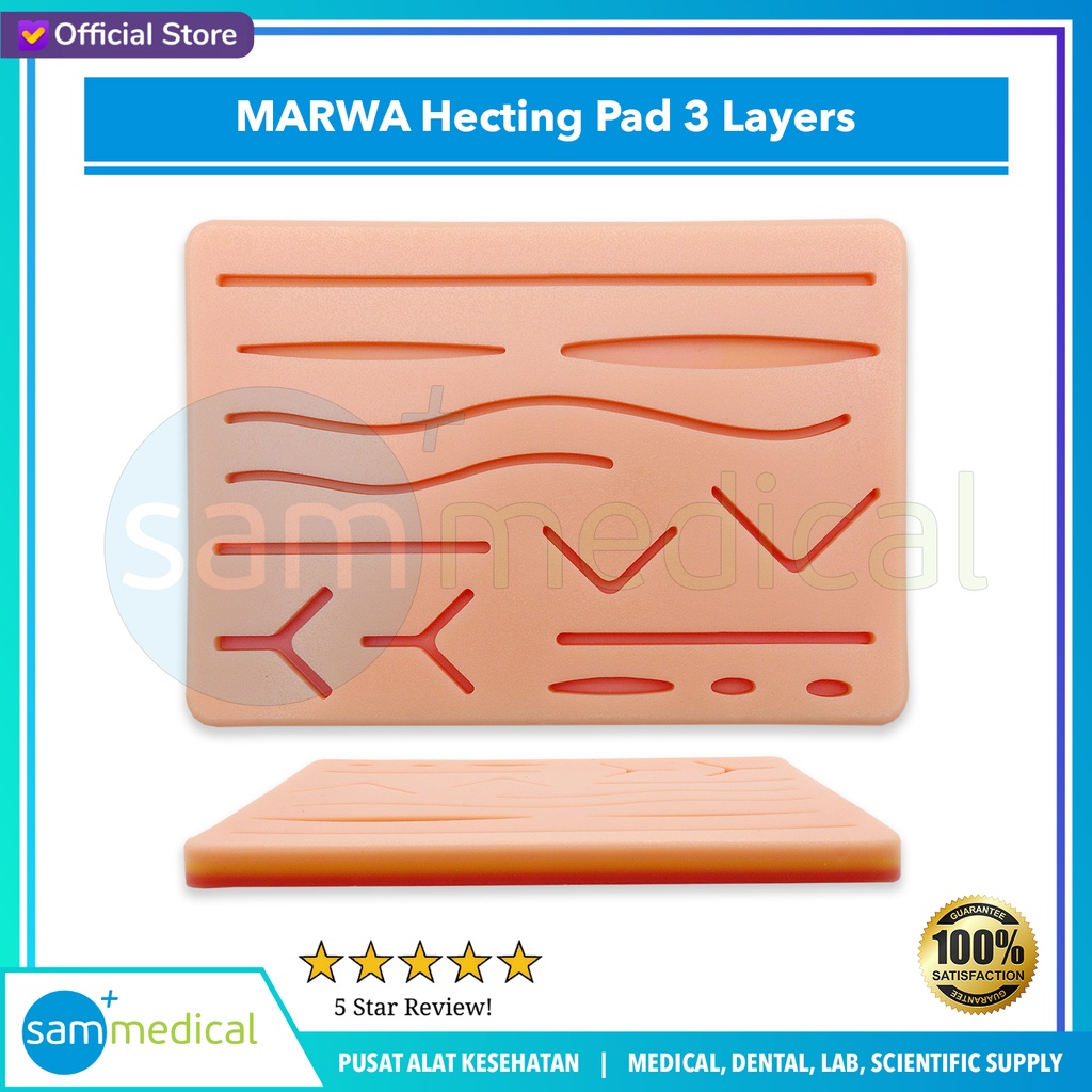 [00120230491] MARWA Hecting Pad 3 Layers / Manekin Silicone - Silicone Pad