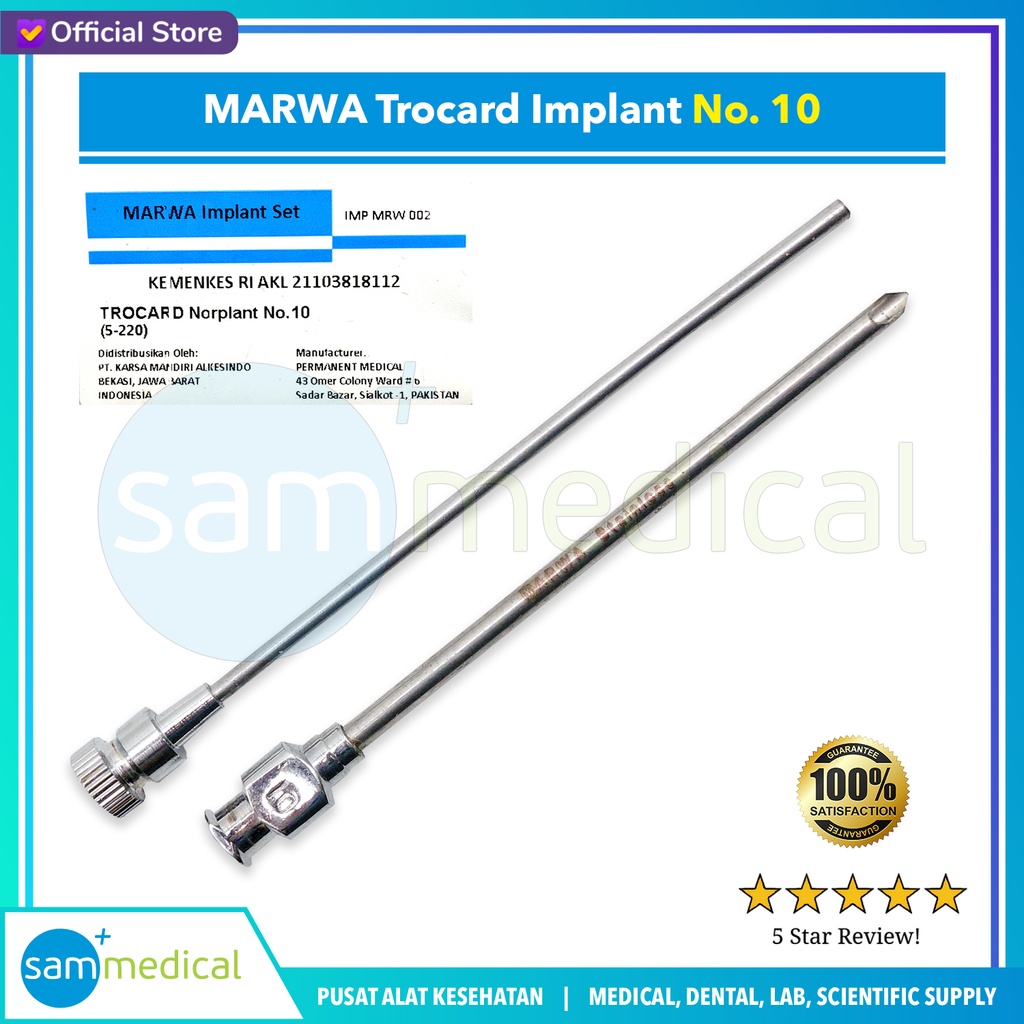 [00120230493] MARWA Trocard Implant No 10 (5-220)