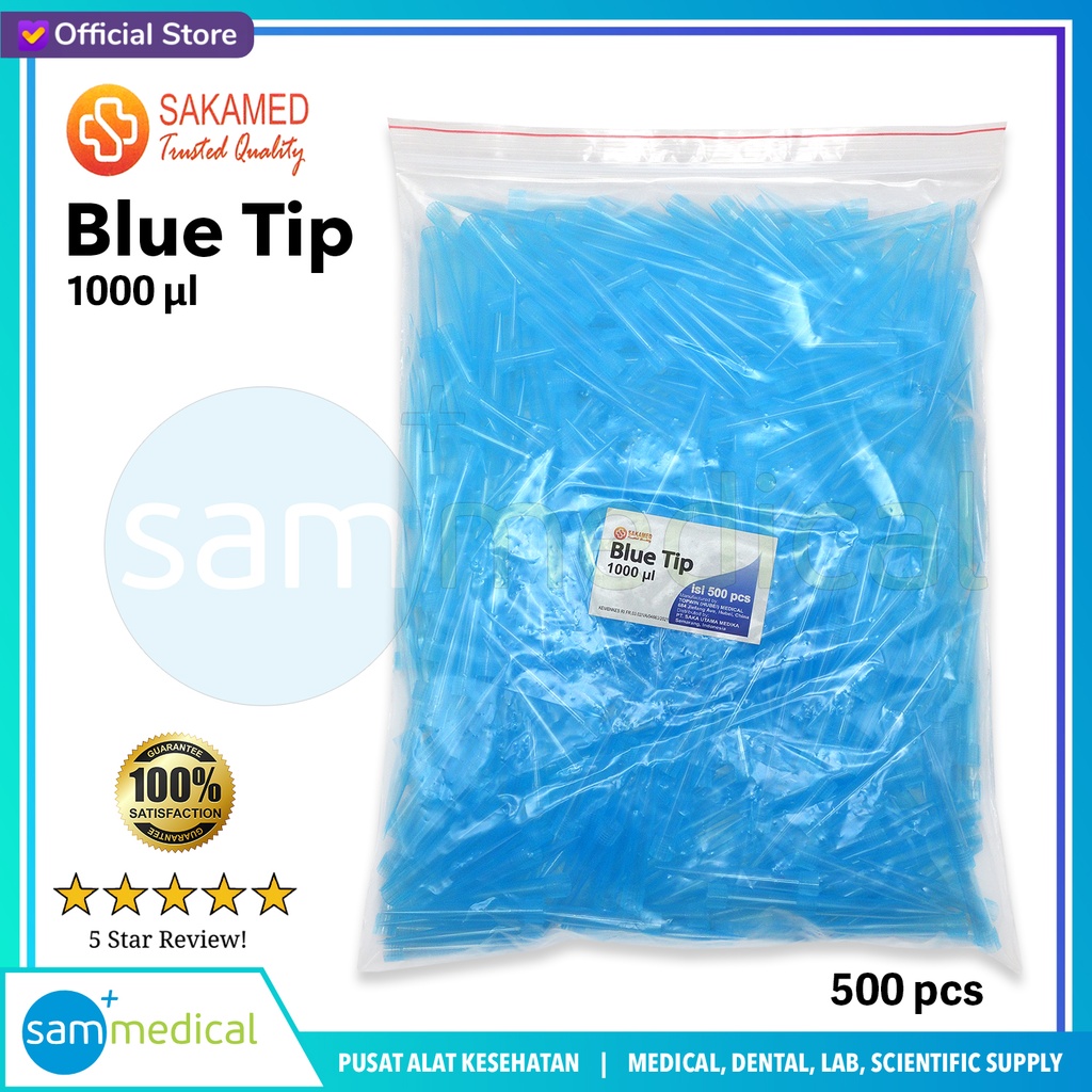 [00120230499] Sakamed Blue Tip @500pcs/bag