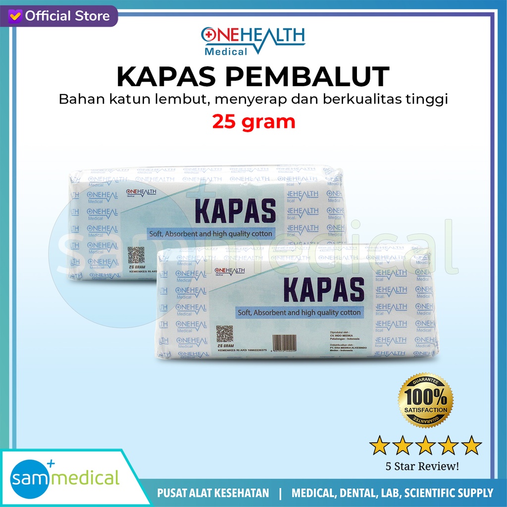 One Health Kapas Pembalut 25gr