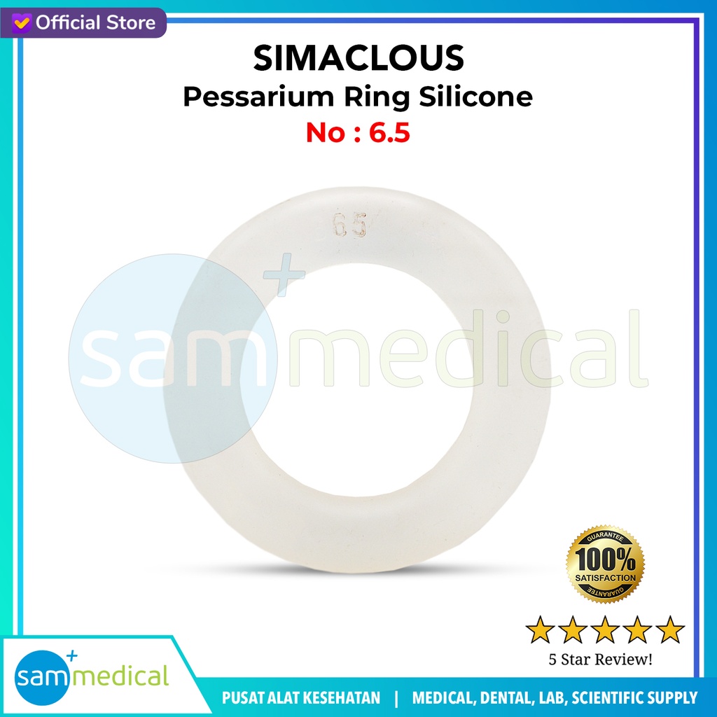 SIMACLOUS Pessarium Ring Silicone No 6.5