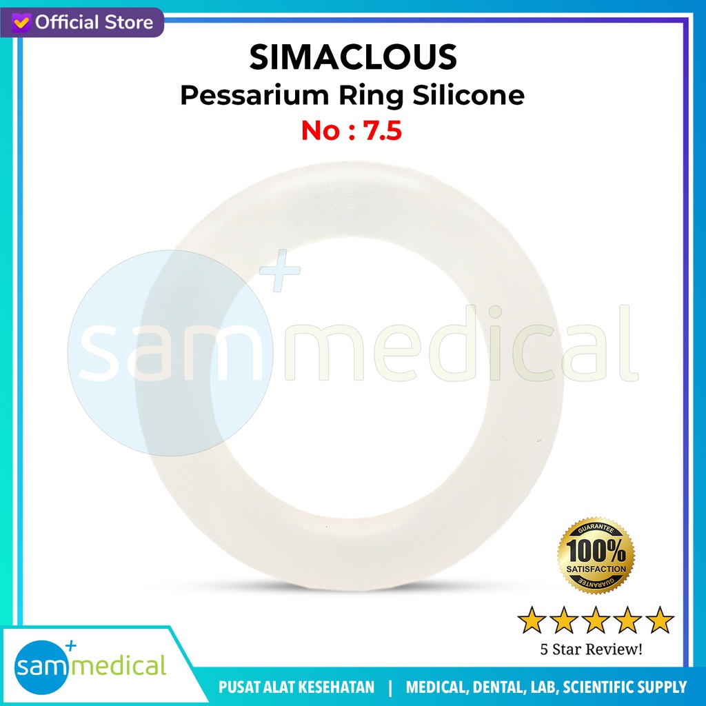 SIMACLOUS Pessarium Ring Silicone No 7.5